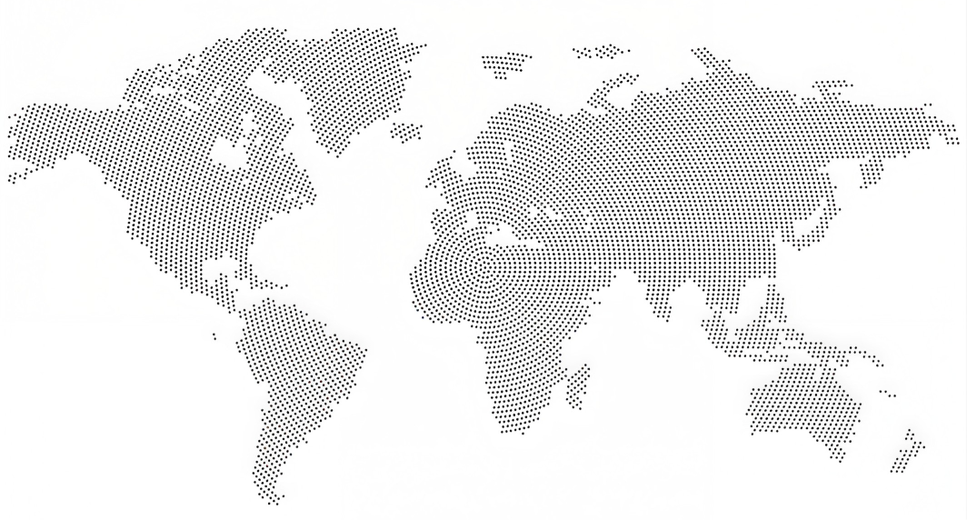 Dotted world map marking SpeedEdge locations