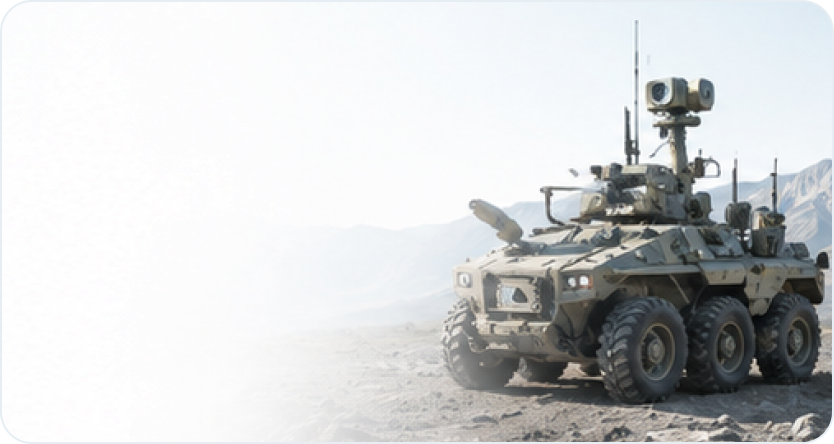 Armoured vehicle with a remote weapon station