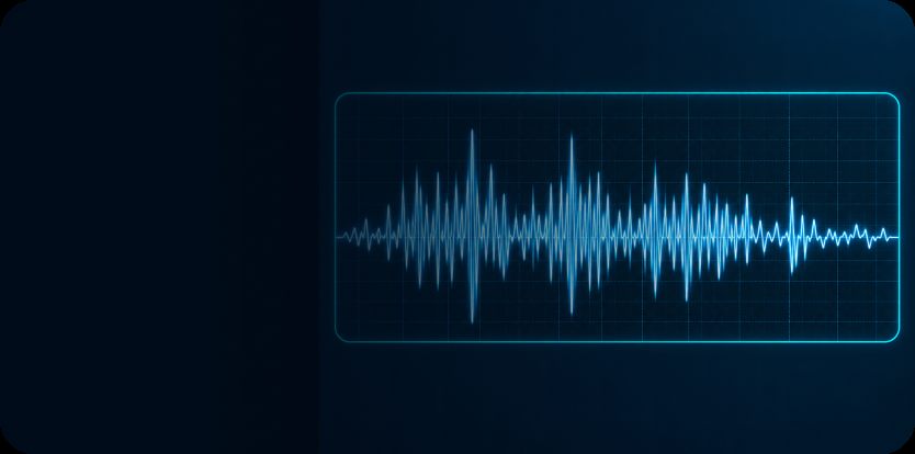 Vibration waveform from a vehicle component