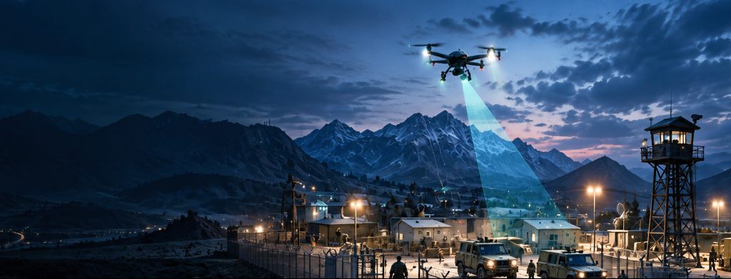 SE-VISION battlefield video analytics interface on a tablet